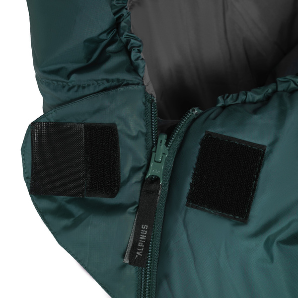 Śpiwór Typy Mumia Alpinus Fiber Pro 800 Zielony