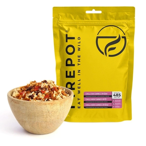 Danie Liofilizowane Chilli non Carne z Ryżem 135g FIREPOT