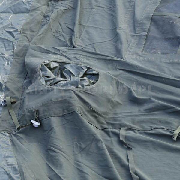 Czasza Namiotu Wojskowa Holenderska Łukowa TentDoek Oryginał Demobil BDB