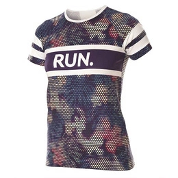 Koszulka Damska Krótki Rękaw Running Air Brubeck Fioletowa (SS13250)