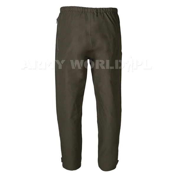 Trousers Gore-tex Bundeswehr To Waist Oliv Original New