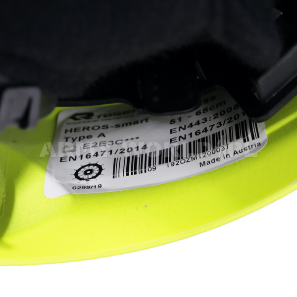 Kask Ochronny Rosenbauer Heros Żółty Oryginał Demobil BDB