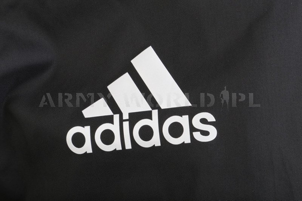 Kurtka Sportowa Przeciwdeszczowa ADIDAS Czarna Oryginał Demobil BDB