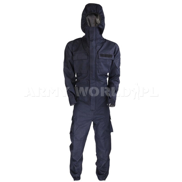 British Police Waterproof Coveralls Remploy Navy blue Original Used