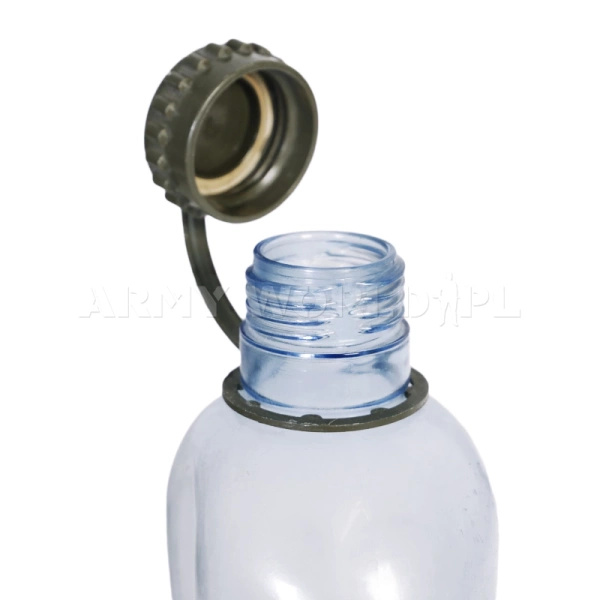 Manierka Przezroczysta + Pokrowiec Austriacki Olive Oryginał Demobil DB