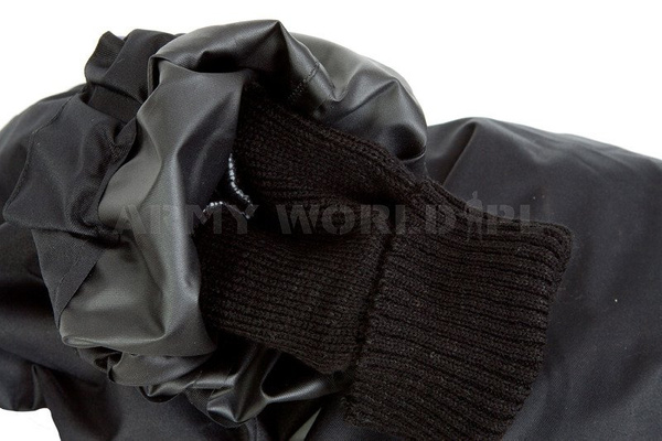 Polish Military Waterproof Trousers Warmed 607/MON Black Original New