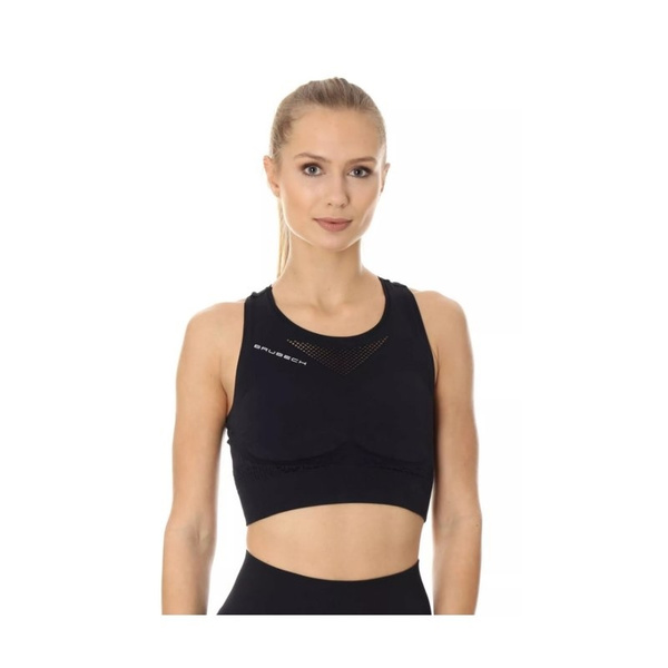 Crop Top Sportowy Damski GYM Brubeck Czarny (CR10210) | ODZIEŻ \ Odzież ...