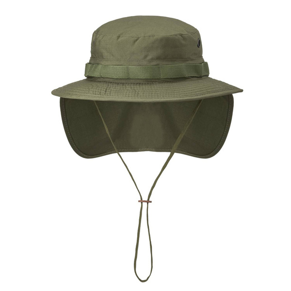 Military Hat "Boonie Hat" PolyCotton Ripstop Helikon-Tex Olive Green (KA-BON-PR-02)