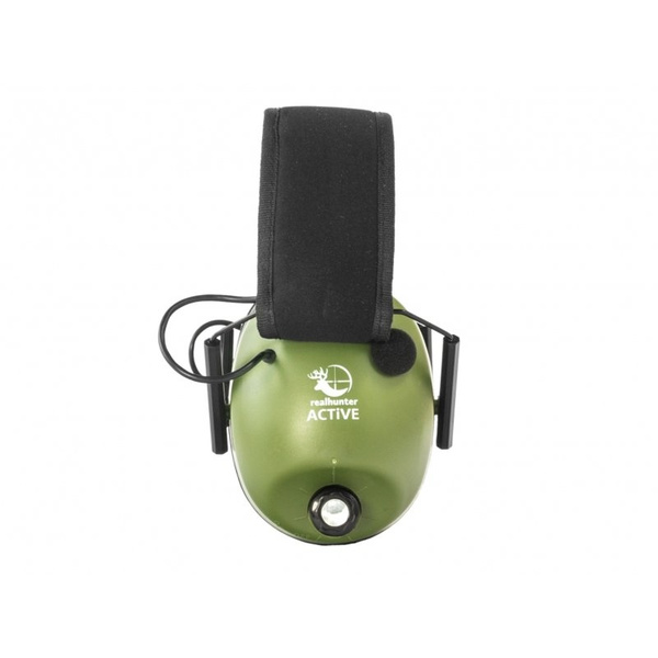 Słuchawki Ochronne Aktywne RealHunter ACTIVE Olive (LE-401A olive)