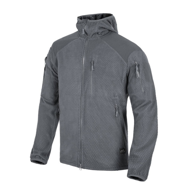 Polar Z Kapturem Alpha Hoodie Helikon-Tex Szary (BL-ALH-FG-35)