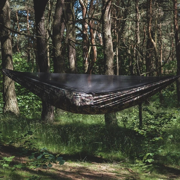 Hamak Lekki Turystyczny Ważka V2 + Moskitiera TigerWood Camo