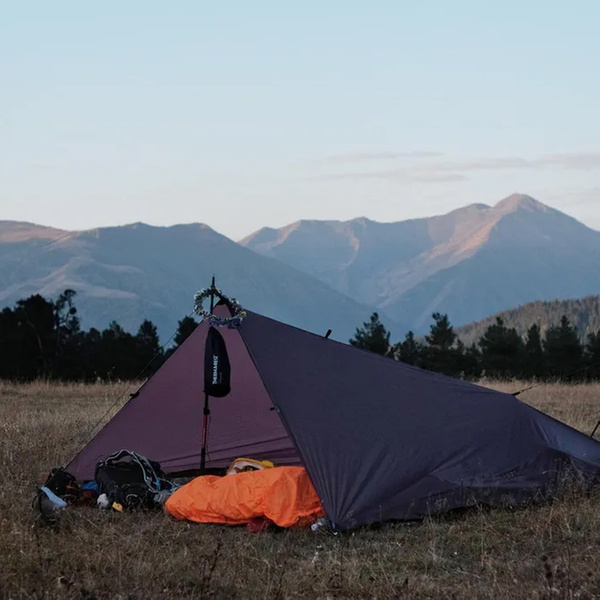 Tarpaulin Groza Ultralight 3 x 3 m Lesovik Burgundy Ron