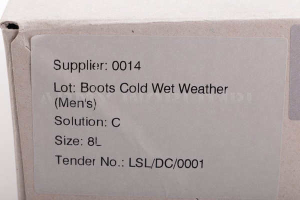 Buty Wojskowe Brytyjskie Cold Wet Weather Solution C Haix Gore-Tex Czarne Nowe II Gatunek