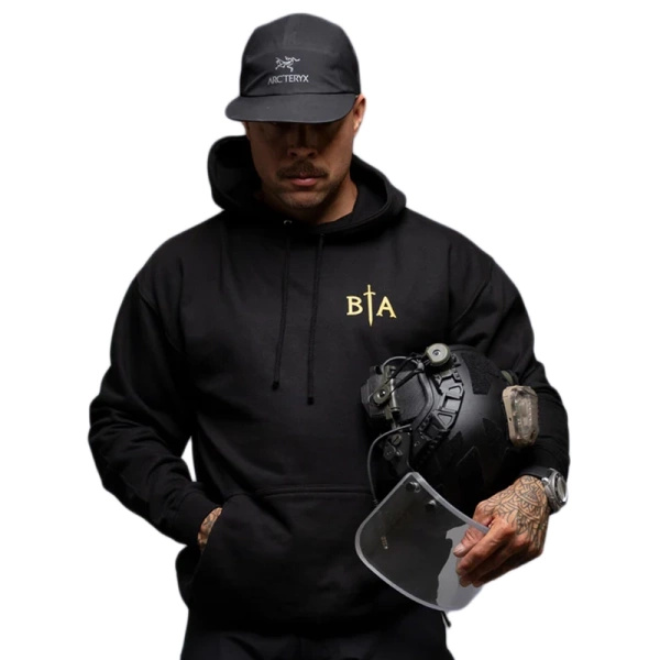 Bluza No Fear Hoodie Brothers In Arms Black