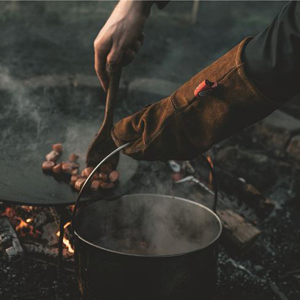 Rękawice Skórzane Fire Gloves Robens Brąz (690222)