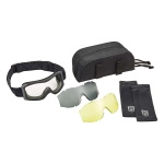 Gogle Taktyczne Bolle X1000T + 3 Wizjery Czarne (X1000T70M)