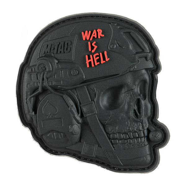 Naszywka War is Hell 3D PVC M-Tac Black (51328002)