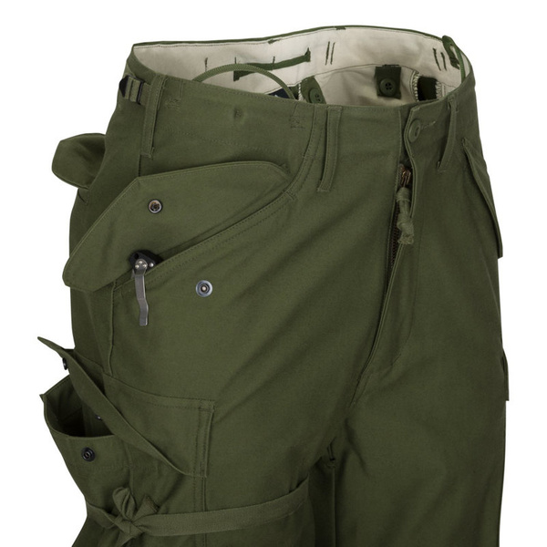 Cargo Trousers M65 Us Army NyCo Sateen Helikon-Tex Black (SP-M65-NY-01)