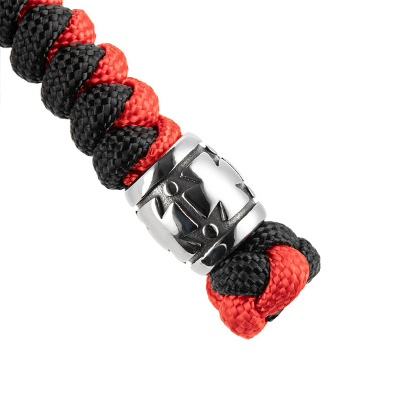 Smycz Viper Krzyż Kozacki V.2 Steel M-Tac Black/Red