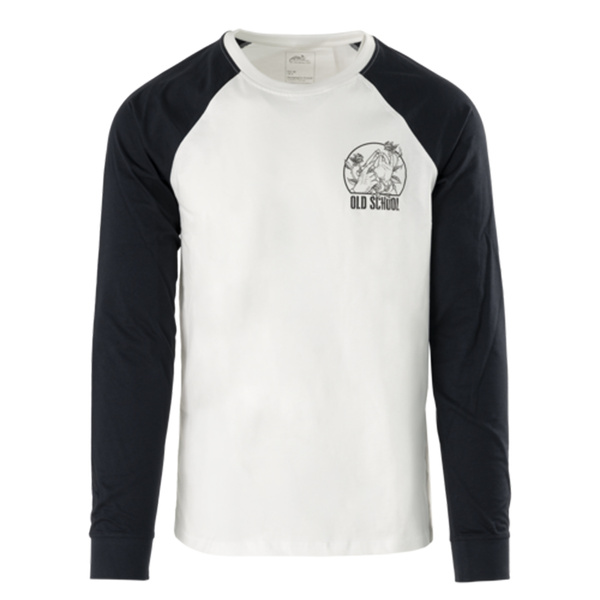 Bluzka Z Długim Rękawem Old School Helikon-Tex Mid Grey Melange (TS-OLD-CO-2M)