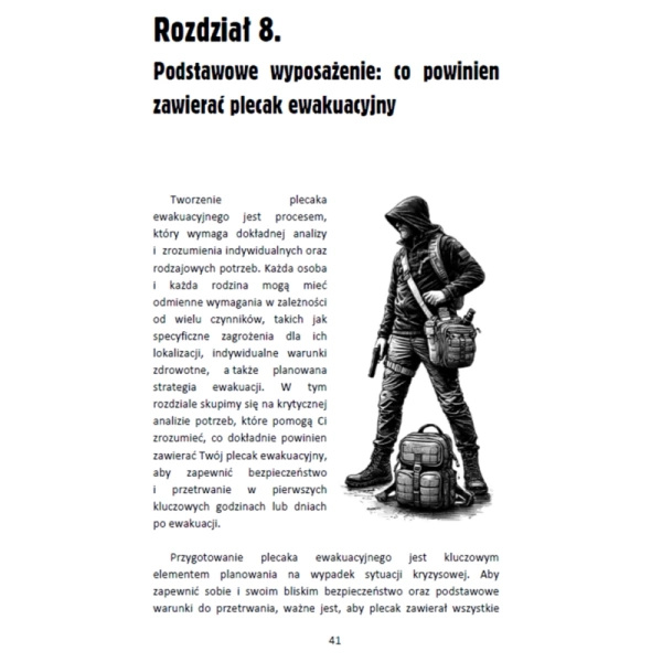 Książka „Plecak ewakuacyjny. Poradnik nie tylko dla nieprzygotowanych.” Rygor Edycja Limitowana