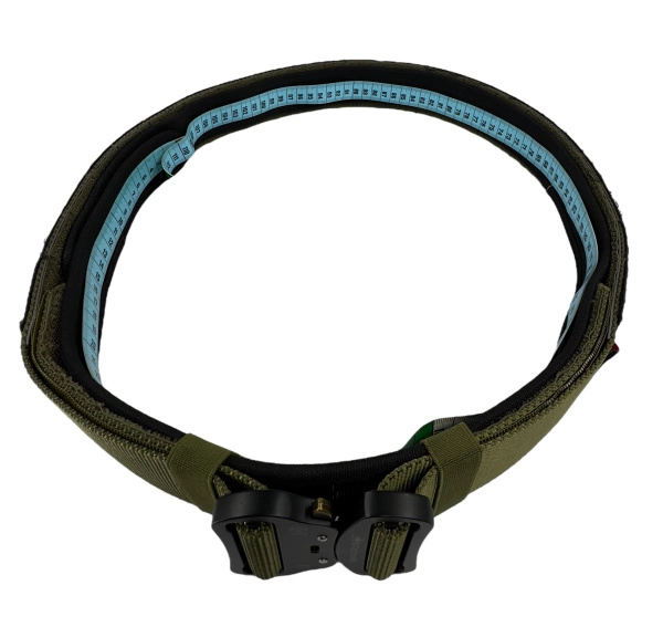 Pas Taktyczny Molle Laser Cut Z Pasem Wewnętrznym JB Tacticals Olive Green