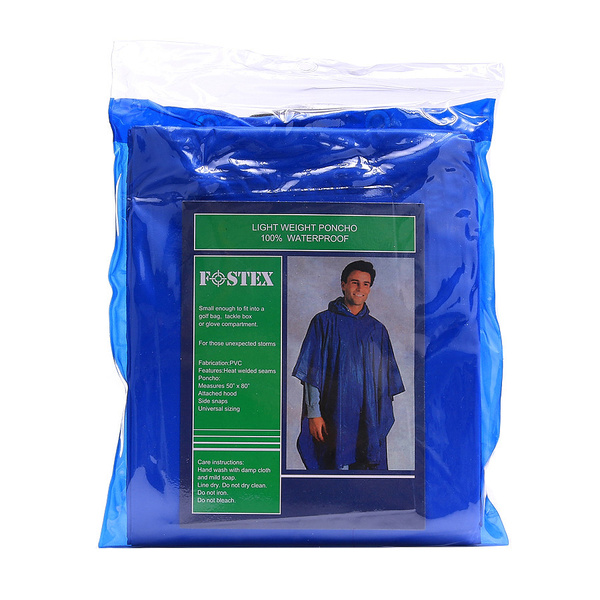 Peleryna Przeciwdeszczowa / Poncho Light Fostex Garmonts Niebieskie (325235)