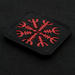 Helmet of Terror Laser Cut Patch M-Tac Black/Red (51220233)