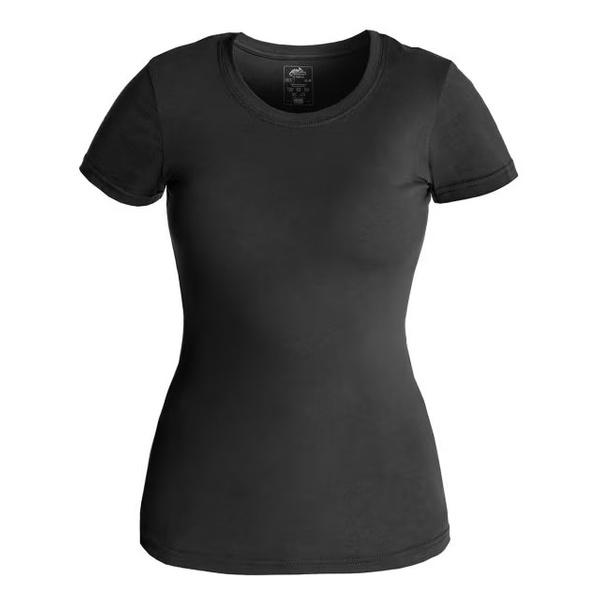 T-shirt Damski Z Bawełny Organicznej Slim Helikon-Tex Czarny (TS-TSW-OS-01)
