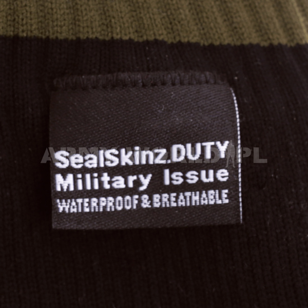 Skarpety SEALSKINZ Duty Wodoodporne Długie Olive Green Oryginał Nowe 