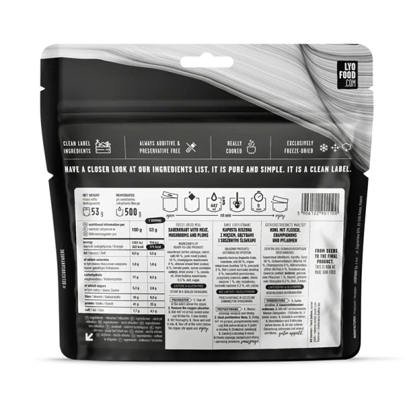 Liofilizowany Bigos LYOFOOD 500 g 