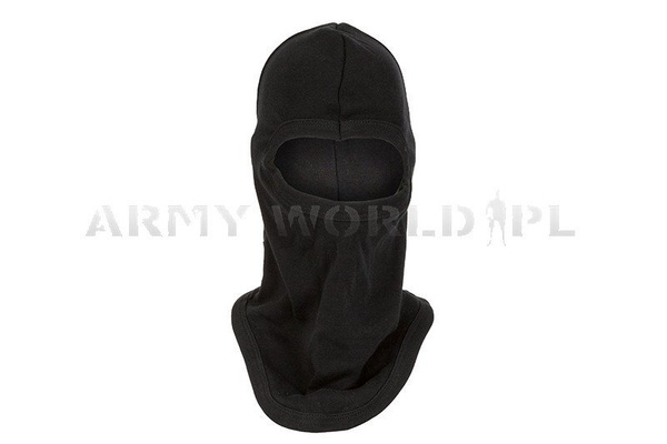 1-hole balaclava Profesional Cotton Black Mil-tec New