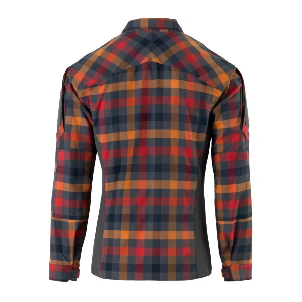 Tactical Shirt MBDU Flannel® Long Sleeve Helikon-Tex Dark Autumn Checkered (KO-MBD-NS-2O)