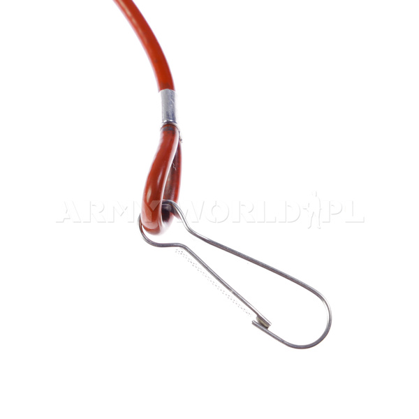 Smycz Pistoletowa Wojskowa Czerwona Oryginał Demobil DB