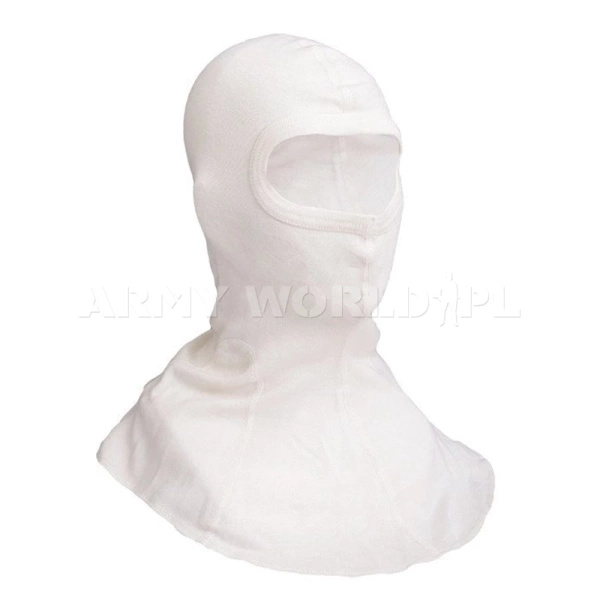 Austrian Aircrew Balaclava Flameresistant HBA White Original Used