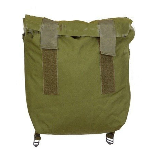 Gas Mask Bag / Case Without Strap Olive Danish Army Original Used