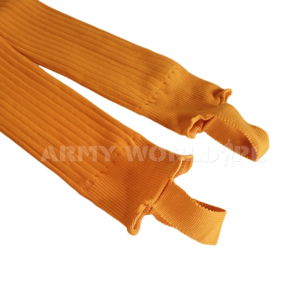 Getry / Skarpety Piłkarskie Bundeswehr Pomarańczowe Oryginał Nowe 