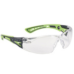 Glasses Bolle Safety Rush+ Clear Green Temples Arms (RUSHPPSIG)