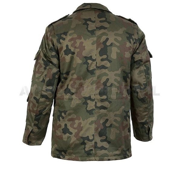 Military Polish Field Jacket Bechatka Polish With Liner 130/MON Original WZ93 Camouflage Used II Quality