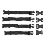 Troki 4 Sztuki RUSH® Tier System Czarne (56957ABR)