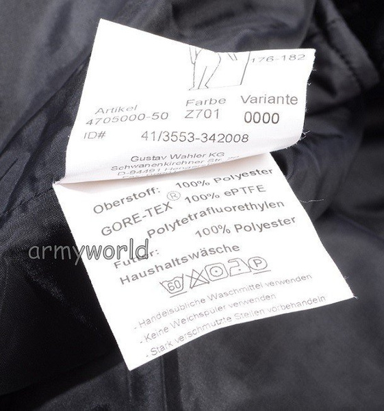 Komplet Roboczy Kurtka + Spodnie + Polar WAHLER Gore-Tex Szary Oryginał Demobil BDB