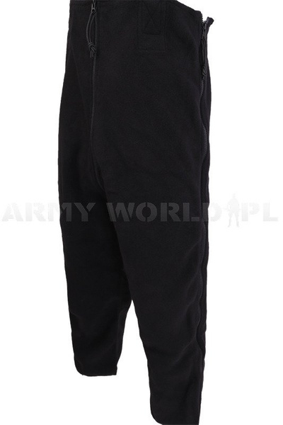 Fleece Lining Pants US Army Cold Weather DSCP POLARTEC Black Genuine Military Surplus New