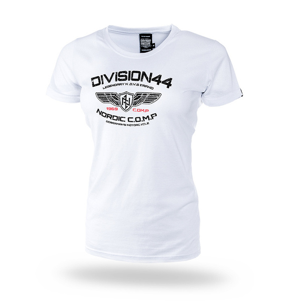 T-shirt Damski Division Doberman's Aggressive Biały (TSD122)