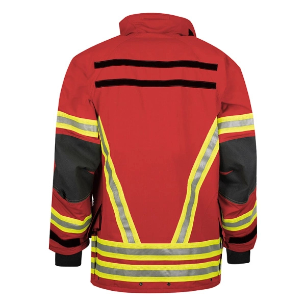 Kurtka Strażacka Wojskowa Lion Apparel Gore-Tex Czerwona Oryginał Nowa 