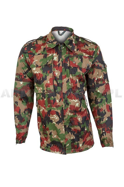 Military Swiss Shirt M83 Original Used - Set Of 10 Pieces