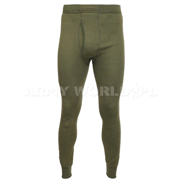 Kalesony Wojskowe KSK Bundeswehr Wełna Merino Olive Oryginał Demobil BDB
