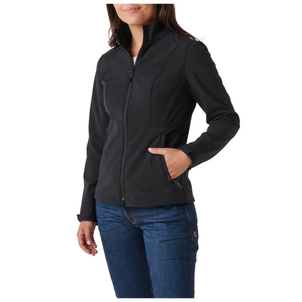 Kurtka Damska Leone Softshell 5.11 Czarna (38084)