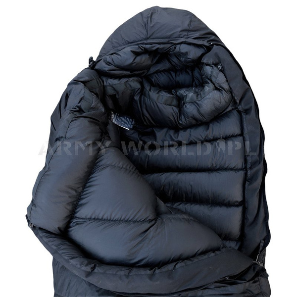 Bundeswehr Downy Sleeping Bag KSK Mummy CARINTHIA Daunen Black Original Used