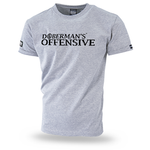 T-shirt Doberman's Offensive Szara (TS180)