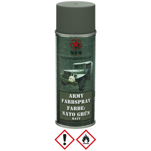 Farba Maskująca / Spray Do Broni 400 ml MFH Matt Nato Green (27375B)